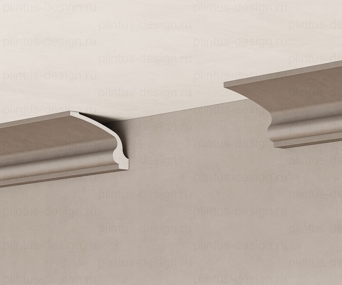 KX066 Карниз экополимер, 60х90, 2000 мм