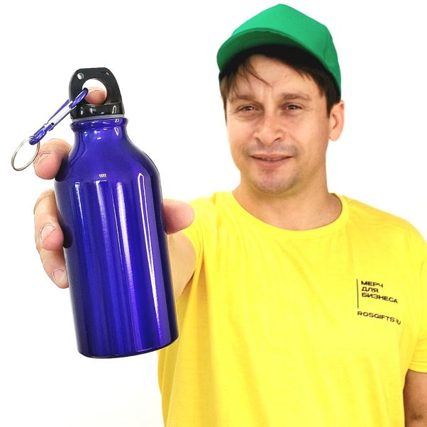 Бутылка для воды Mento синяя
