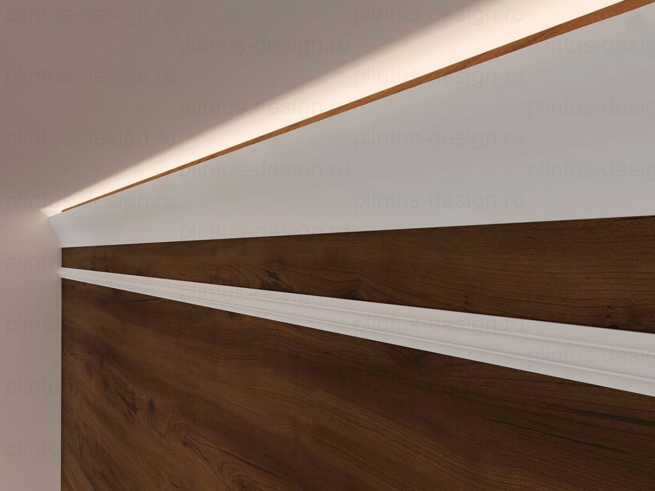 KX002 Карниз экополимер, 120х53, 2000 мм