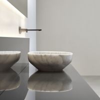 Раковина накладная овальная Antonio Lupi Lavabi AGO 50х45см, 60х40см схема 7