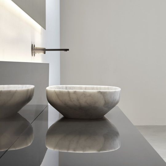 Раковина накладная овальная Antonio Lupi Lavabi AGO 50х45см, 60х40см схема 7