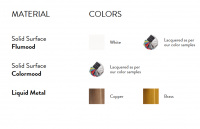 Раковина накладная Antonio Lupi Lavabi AGO60 60х40 см схема 2