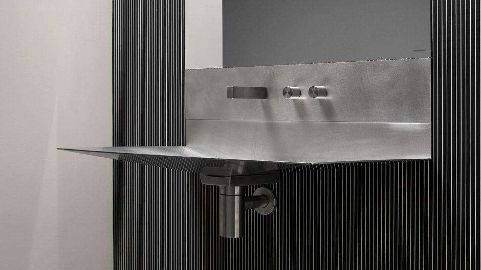 Раковина подвесная из нержавеющей стали Antonio Lupi Lavabi Lavandino 72x44,5 ФОТО