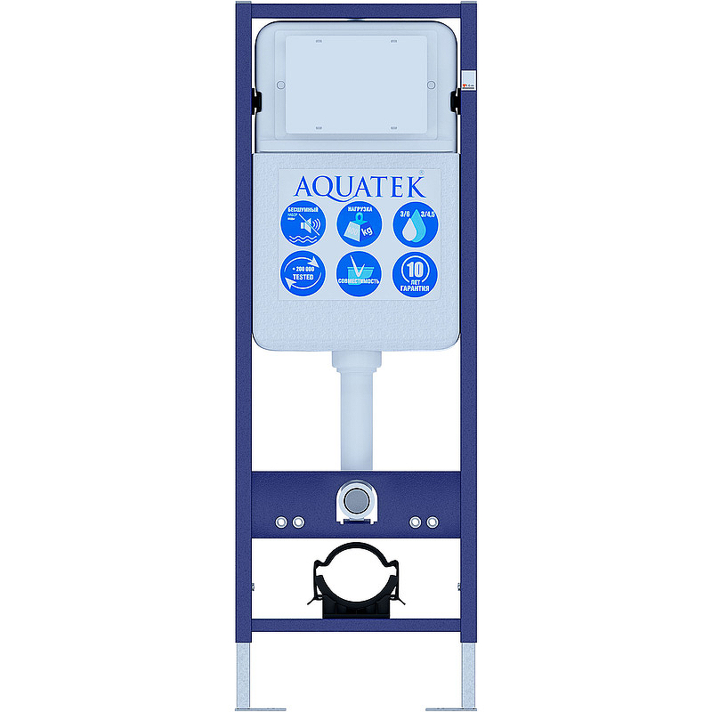 Инсталляция Aquatek Standart 37 INS-0000017 для унитаза без клавиши смыва схема 2