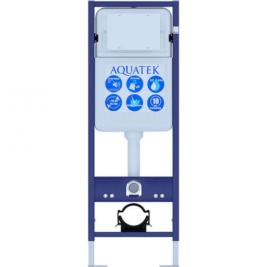 Инсталляция Aquatek Standart 37 INS-0000017 для унитаза без клавиши смыва ФОТО