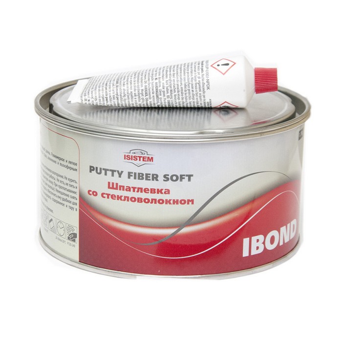 Ibond FIBER Шпатлевка, 1,7кг.