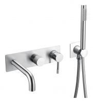 Однорычажный встраиваемый смеситель для ванны Boheme Uno 464 схема 2