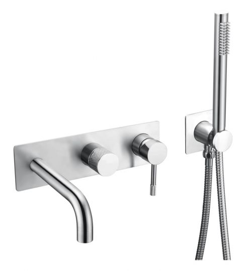 Однорычажный встраиваемый смеситель для ванны Boheme Uno 464 схема 2