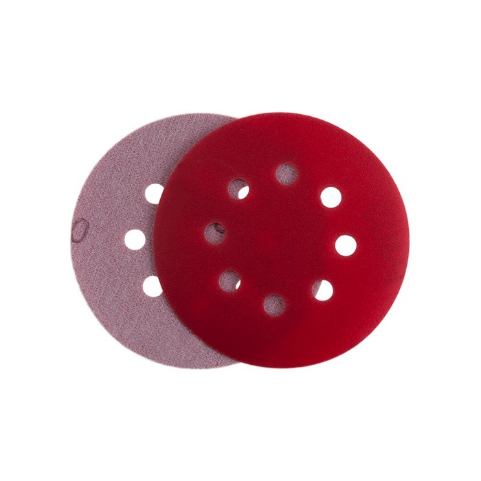 Isistem P800 Абразивный круг IFILM Red ISISTEM, D=125мм, 8 отверстий, (упаковка 100 шт.)