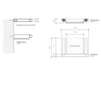 Подвесной контейнер для мыла в ванную Decor Walther Mikado 05216 схема 6