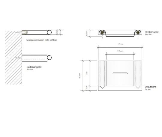 Подвесной контейнер для мыла в ванную Decor Walther Mikado 05216 схема 6