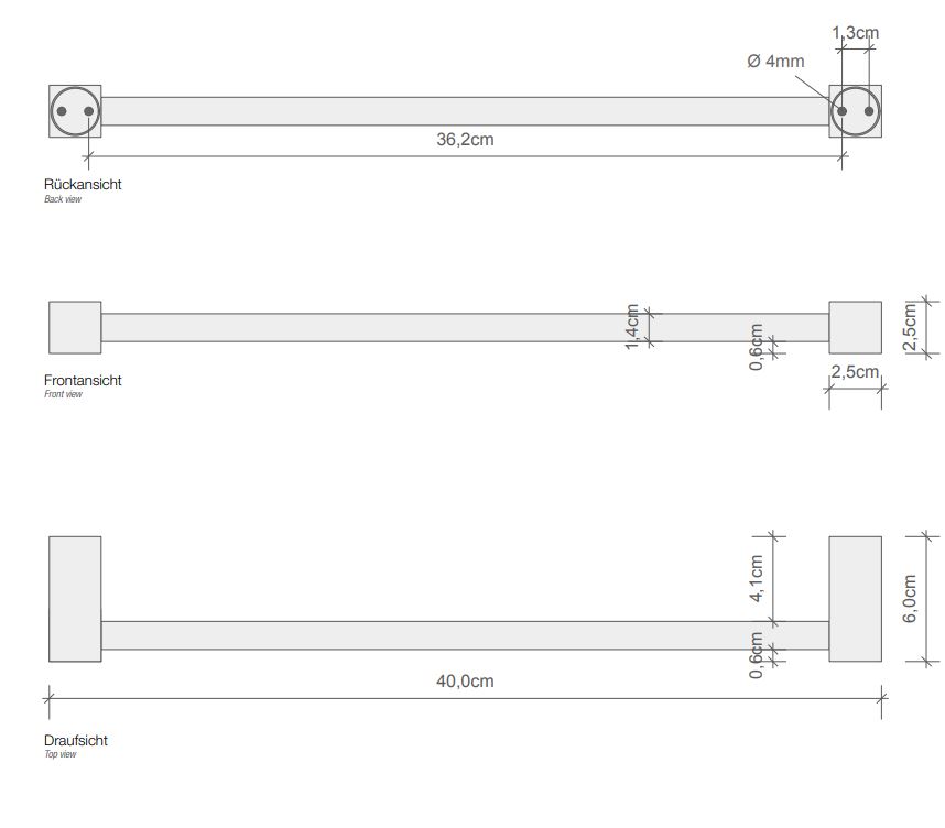 Держатель полотенец Decor Walther Corner 05601 ФОТО