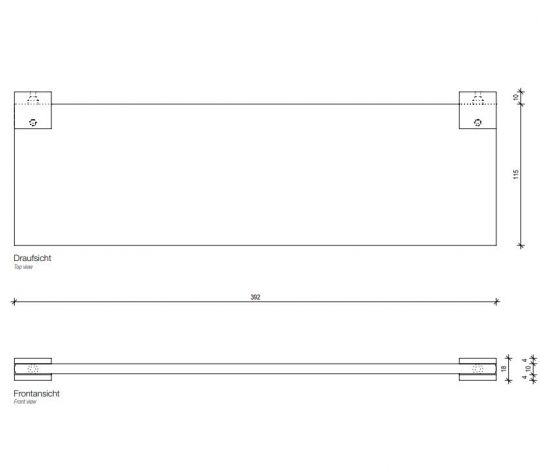 Полка Decor Walther Corner 05609 40x12 схема 4