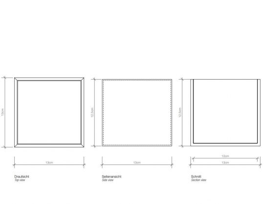 Бокс в ванную Decor Walther Brownie имитация кожи 09308 схема 2