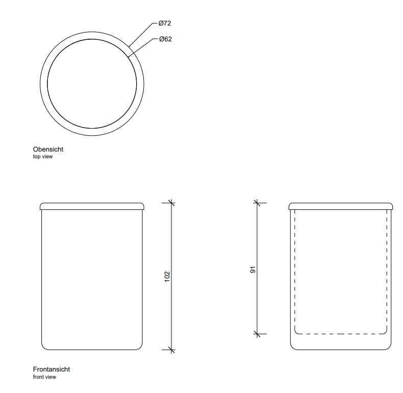 Стакан для зубных щёток Decor Walther Crack 09331 ФОТО