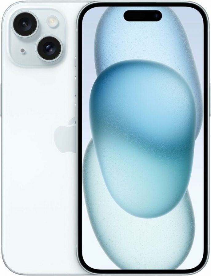 Смартфон Apple iPhone 15 128Gb Blue (MTP43ZP/A)