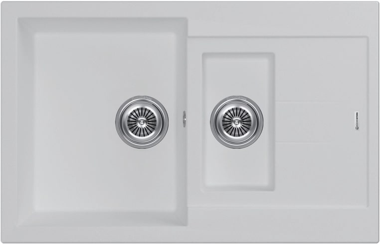 Мойка кухонная Kuchenstern PLAT 60-2 a-Granit 20720 78х50 см