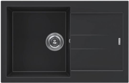 Мойка кухонная Kuchenstern PLAT 50 a-Granit 20620 78х50 см схема 5