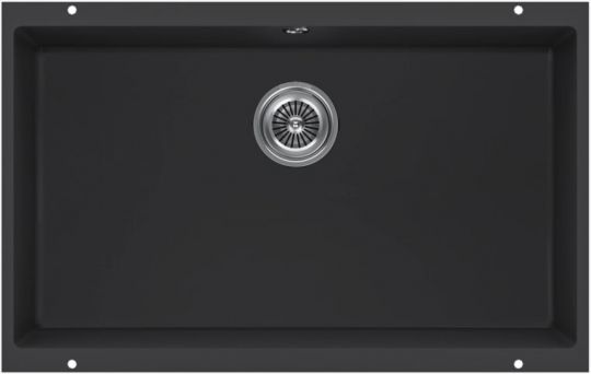 Мойка кухонная Kuchenstern UNDER 80 Ku-Granit 10310 73х46 см схема 7