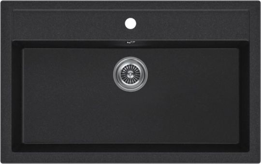 Мойка кухонная Kuchenstern TOP 80 Ku-Granit 10710 81,5х51 см схема 3