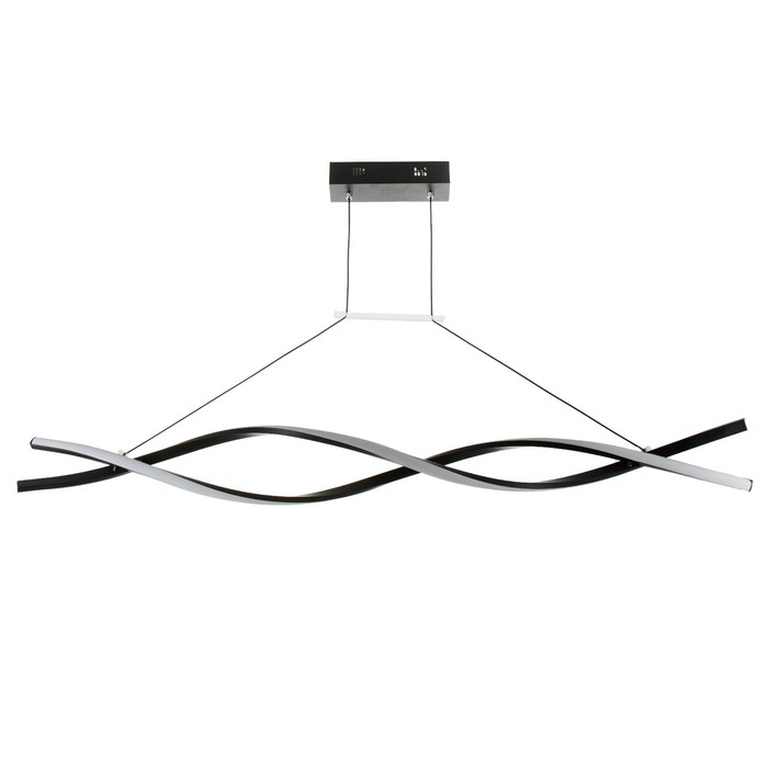 Светильник 1796/2 LED 105Вт черный  120х10-110см BayerLux