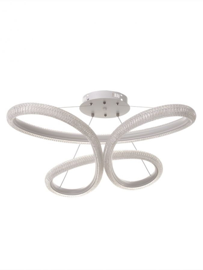 Люстра Carla 45Вт LED 4000-6000К белая 15х65х62+120см