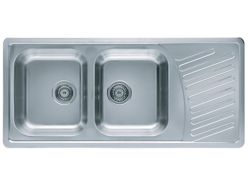 Мойка для кухни Alveus ELEGANT 70 SAT-90 в комплекте с сифоном 111х51 см