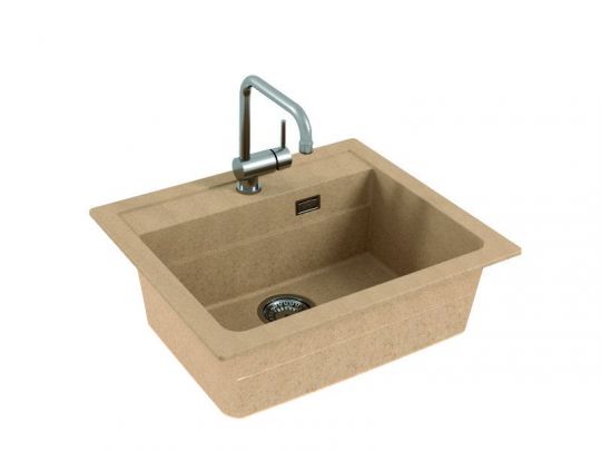 Мойка для кухни Alveus GRANITAL ATROX 30 в комплекте с сифоном 59х50 см схема 3