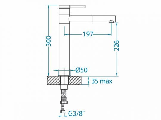 Смеситель для кухни Alveus ZINA MONARCH 113650 схема 11