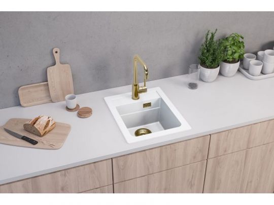 Мойка для кухни Alveus GRANITAL ATROX 10 в комплекте с сифоном 40х50 см схема 3