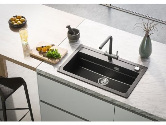 Мойка для кухни Alveus GRANITAL ATROX 40 в комплекте с сифоном 79х50 см схема 17