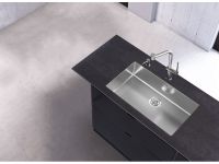 Мойка для кухни Alveus NOX 60 BRS с интегрированным сифоном 74х44х20 см схема 3