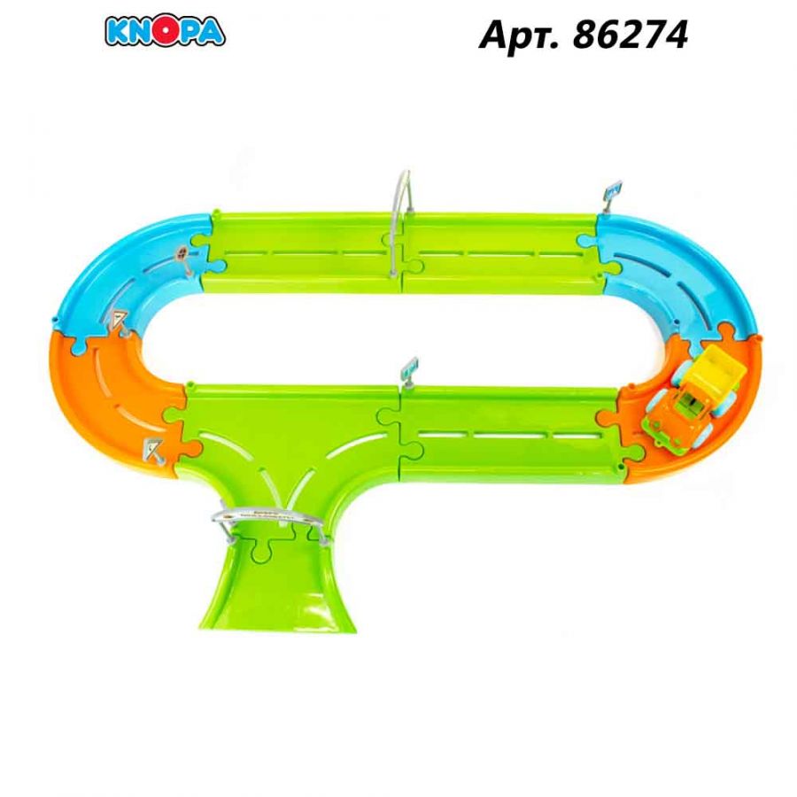 Игровой набор "Автотрек" 1,4м с машинкой КНОПА