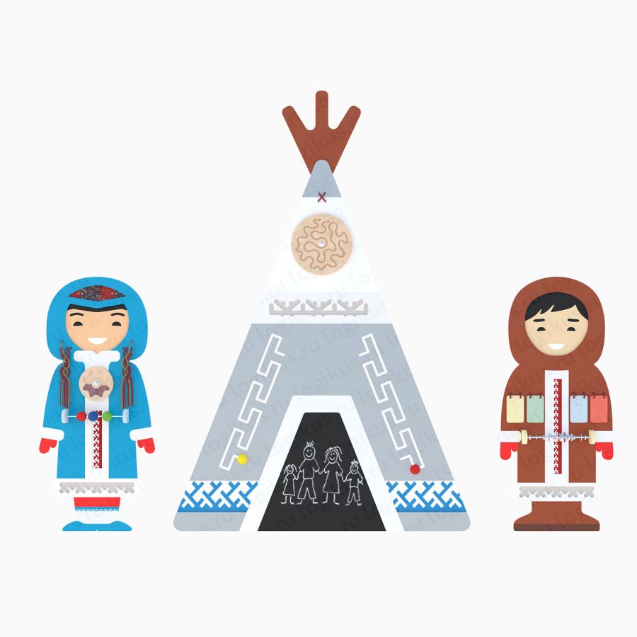 Набор бизибордов "Мой Север"