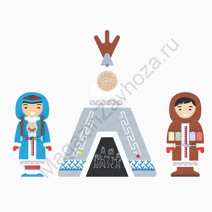 Набор бизибордов "Мой Север"