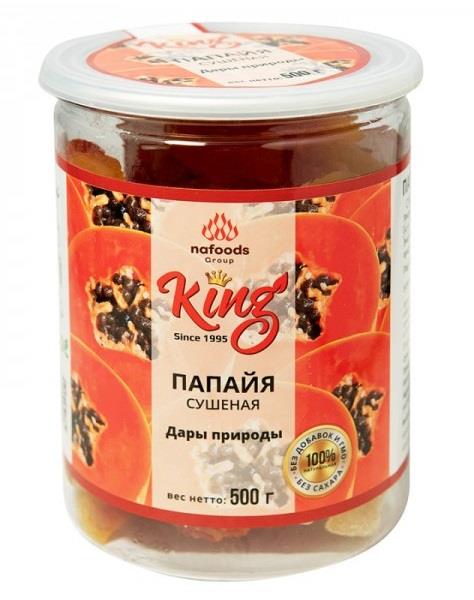 Папайя сушеная натуральная "King" 500гр