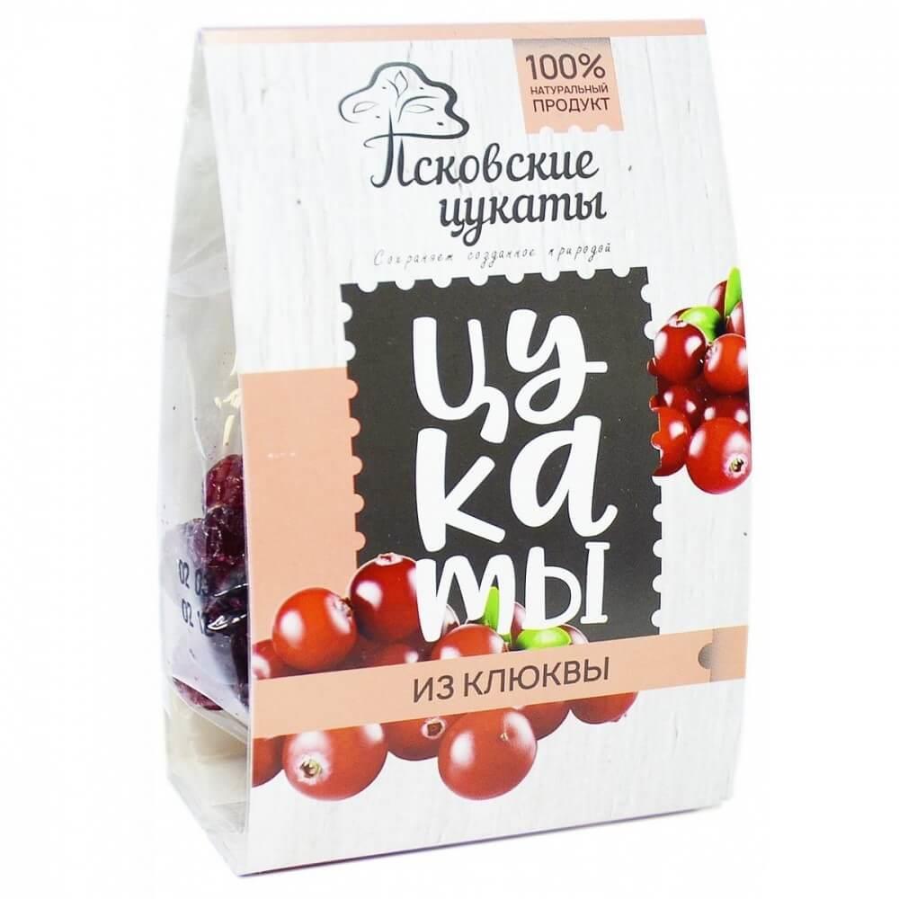 Цукаты из клюквы 120 гр