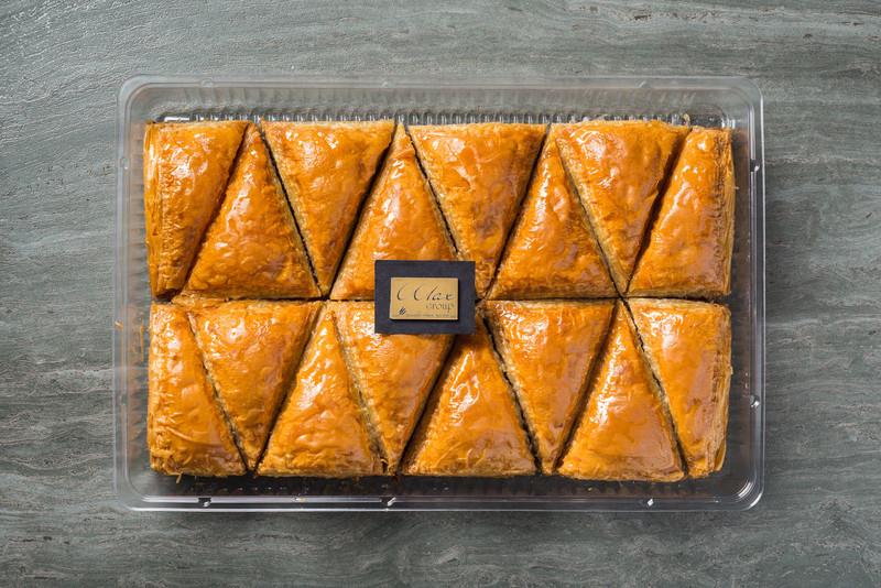 Пахлава "Треугольник мини" с грецким орехом (185) 500гр