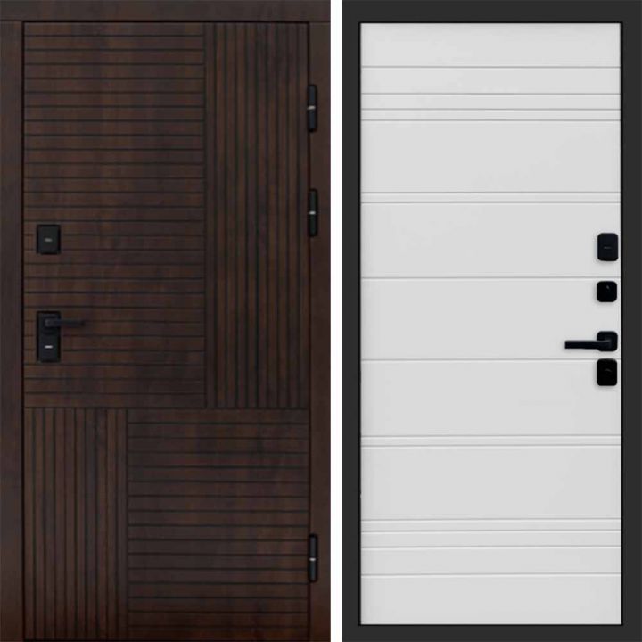 Входная дверь Termo-door Премиум винорит Веста Дуб с терморазрывом - White Line