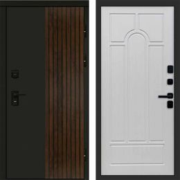 Входная дверь Termo-door Премиум винорит Форт Дуб с терморазрывом - Арка Лиственница