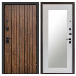 Входная дверь Termo-door Твист Дуб style - Зеркало триумф Лиственница