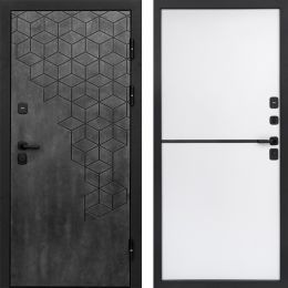 Входная дверь Termo-door Спейс Бетон патина - Нео White