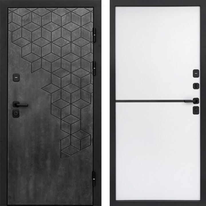 Входная дверь Termo-door Спейс Бетон патина - Нео White