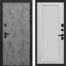Входная дверь Termo-door Стоун Бетон - Гранд Белый софт