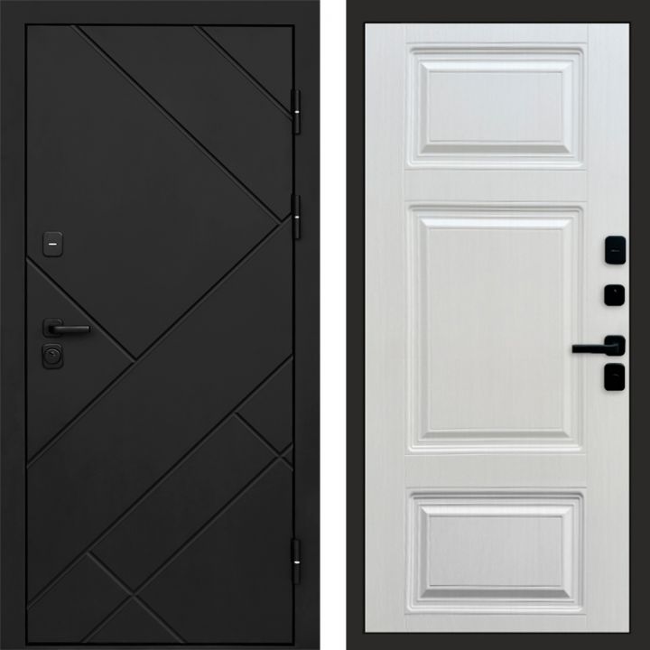 Входная дверь Termo-door Стоун Black - Лион Лиственница
