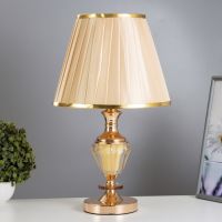 Настольная лампа с подсветкой "Кейтлин" Е27 40Вт золото 27,5х27,5х47,5 см