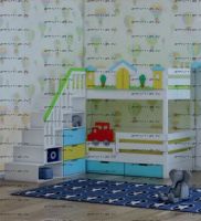 Кровать двухъярусная Домик Fantasy-К