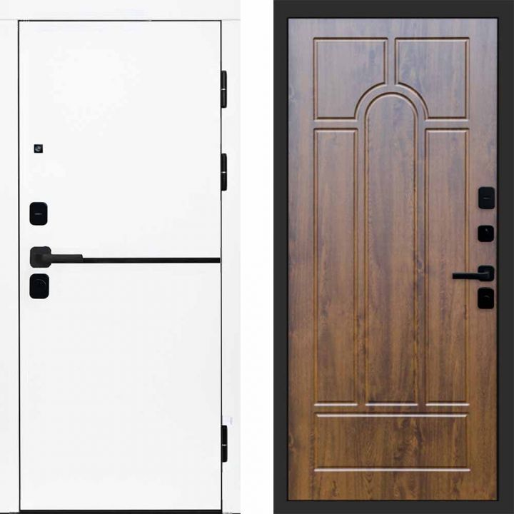 Входная дверь Termo-door Тренд WHITE - Арка Дуб