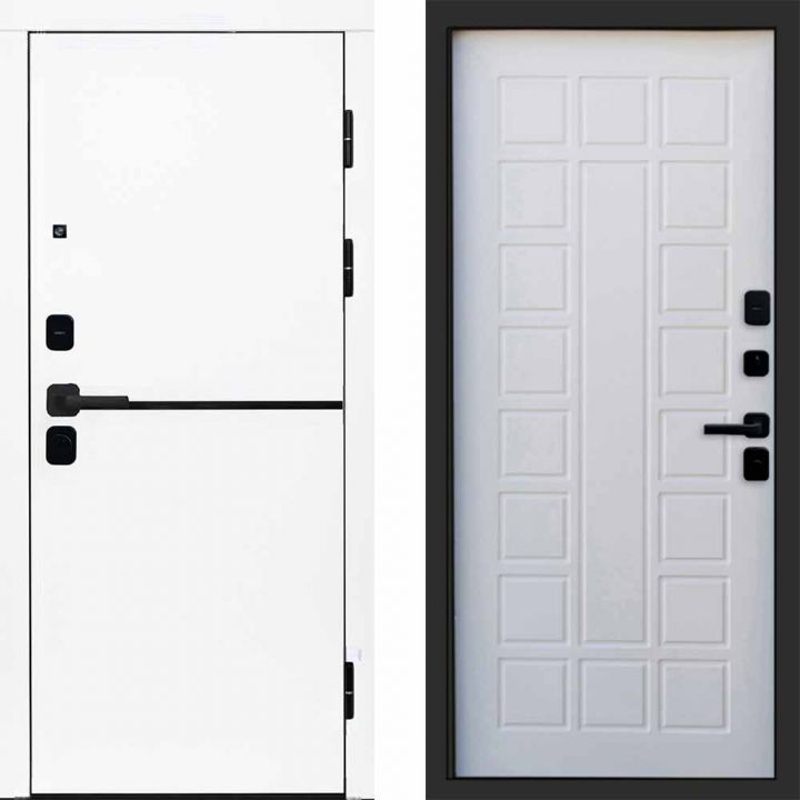 Входная дверь Termo-door Тренд WHITE - Престиж Белое дерево