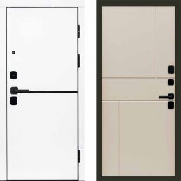 Входная дверь Termo-door Тренд WHITE - Горизонт Слоновая кость